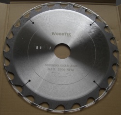 Пила дисковая Ø350 х 50 х 3,8/2,5 Z24 WZ WoodTec